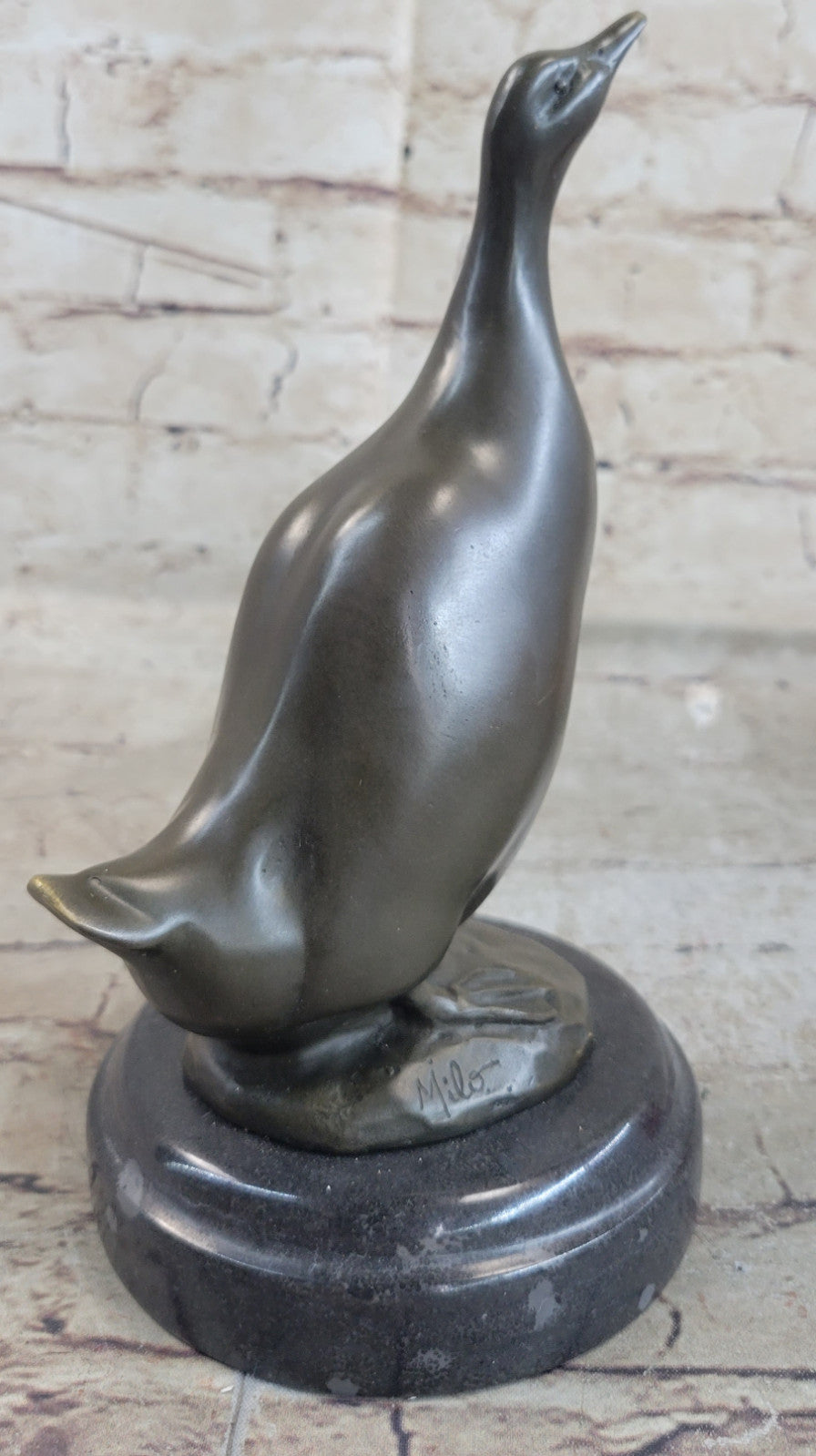 Art Deco Lost Wax Method Duck Vienna Bronze Artwork Sculpture Statue Hot Cast NR