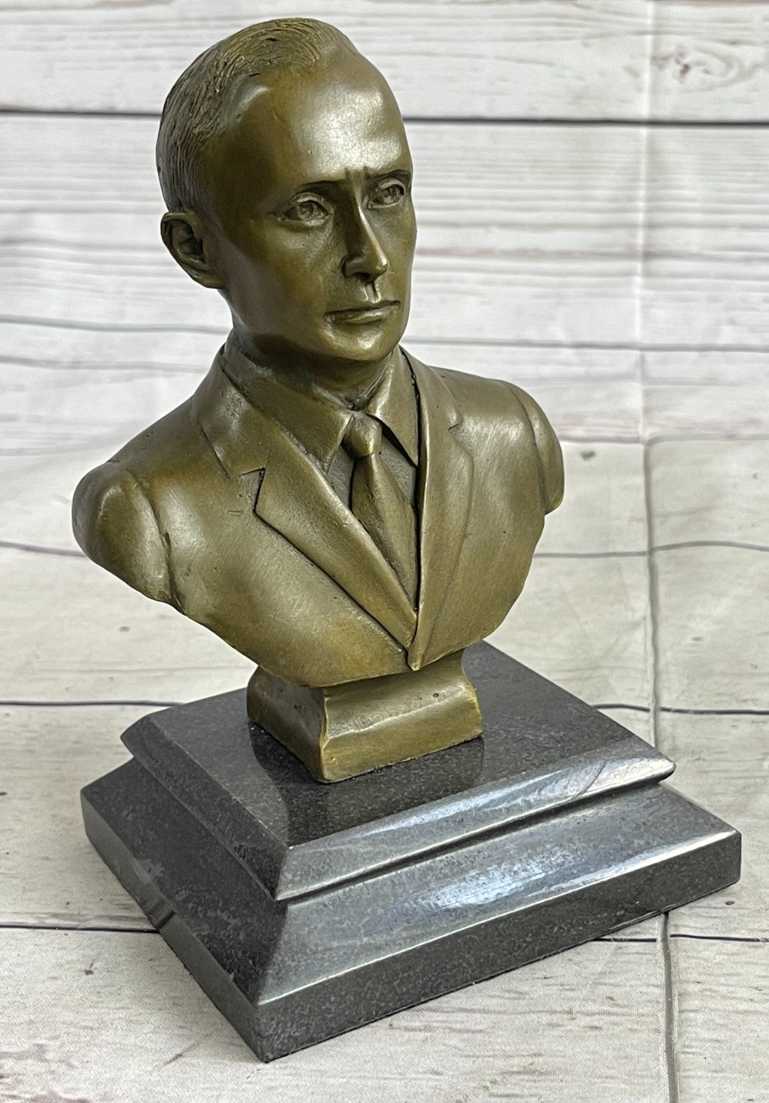 Signed Original Mavchi Hot Cast Putin Russian President Bronze Sculpture Gift