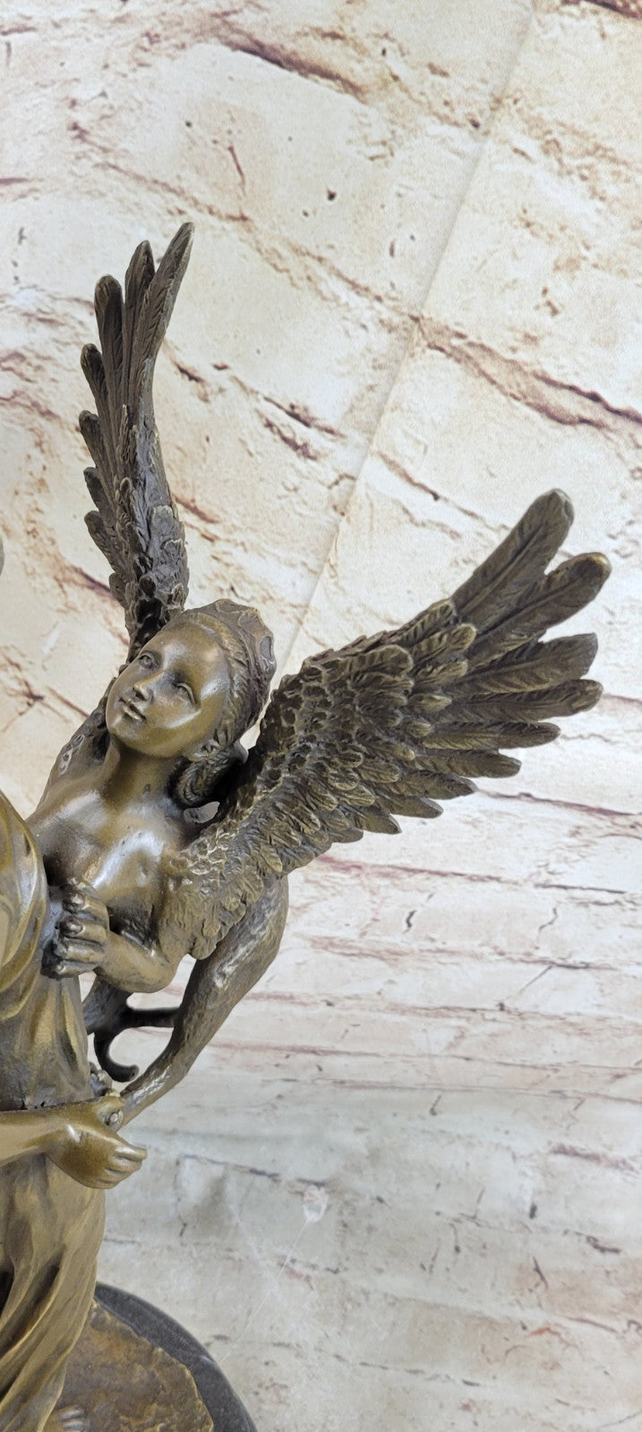 1920s Bronze Large Winged Griffin Art-Deco Home Decor Table Top- Magnificent!