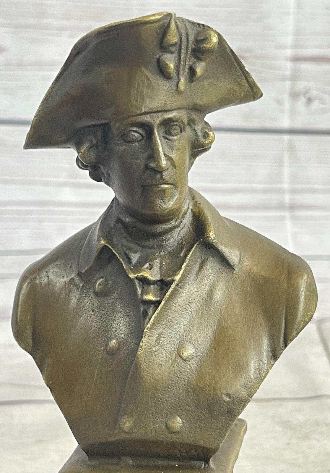 LORD NELSON FREDERICK II THE GREAT NAPOLEON SIGNED PURE HOTCAST BRONZE BUST GIFT