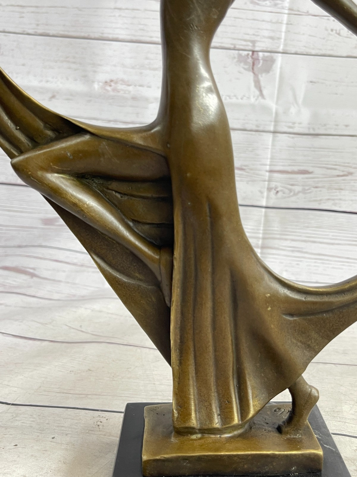 Original Milo Sexy Girl Captured in Dance Bronze Art Decor Abstract Sculpture