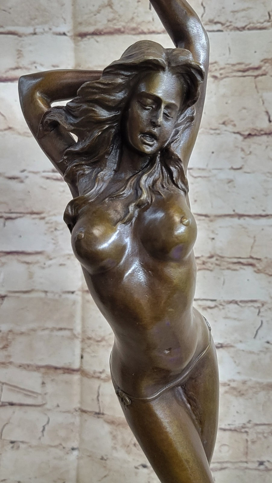 Handcrafted bronze sculpture SALE Nude Deco Art Vitaleh Qualityaldo High Signed