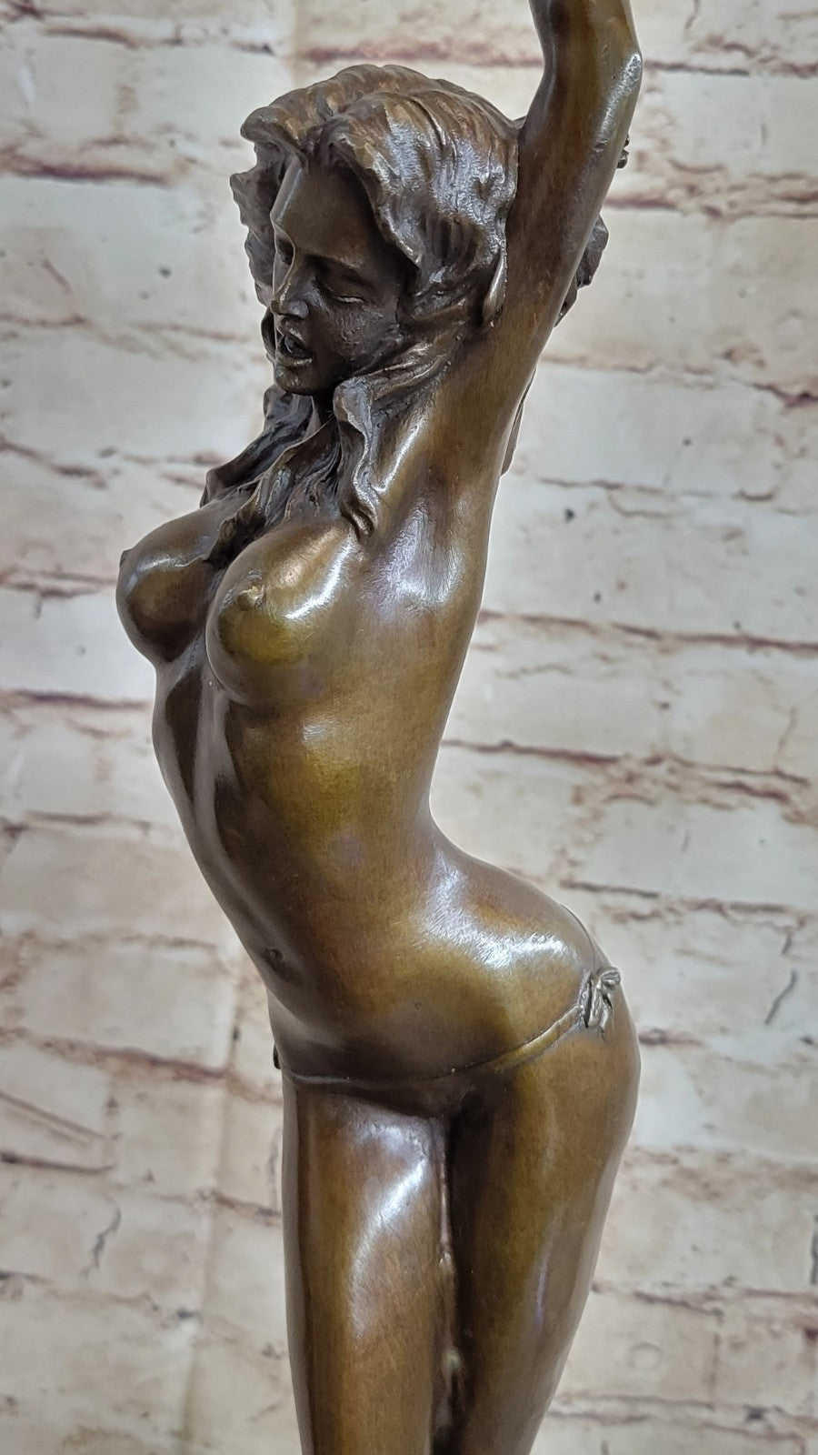 Handcrafted bronze sculpture SALE Nude Deco Art Vitaleh Qualityaldo High Signed