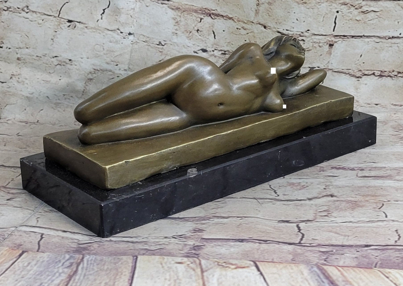 Bronze Metal Statue Marble Nude Naked Female Art Nouveau Famous Sculpture