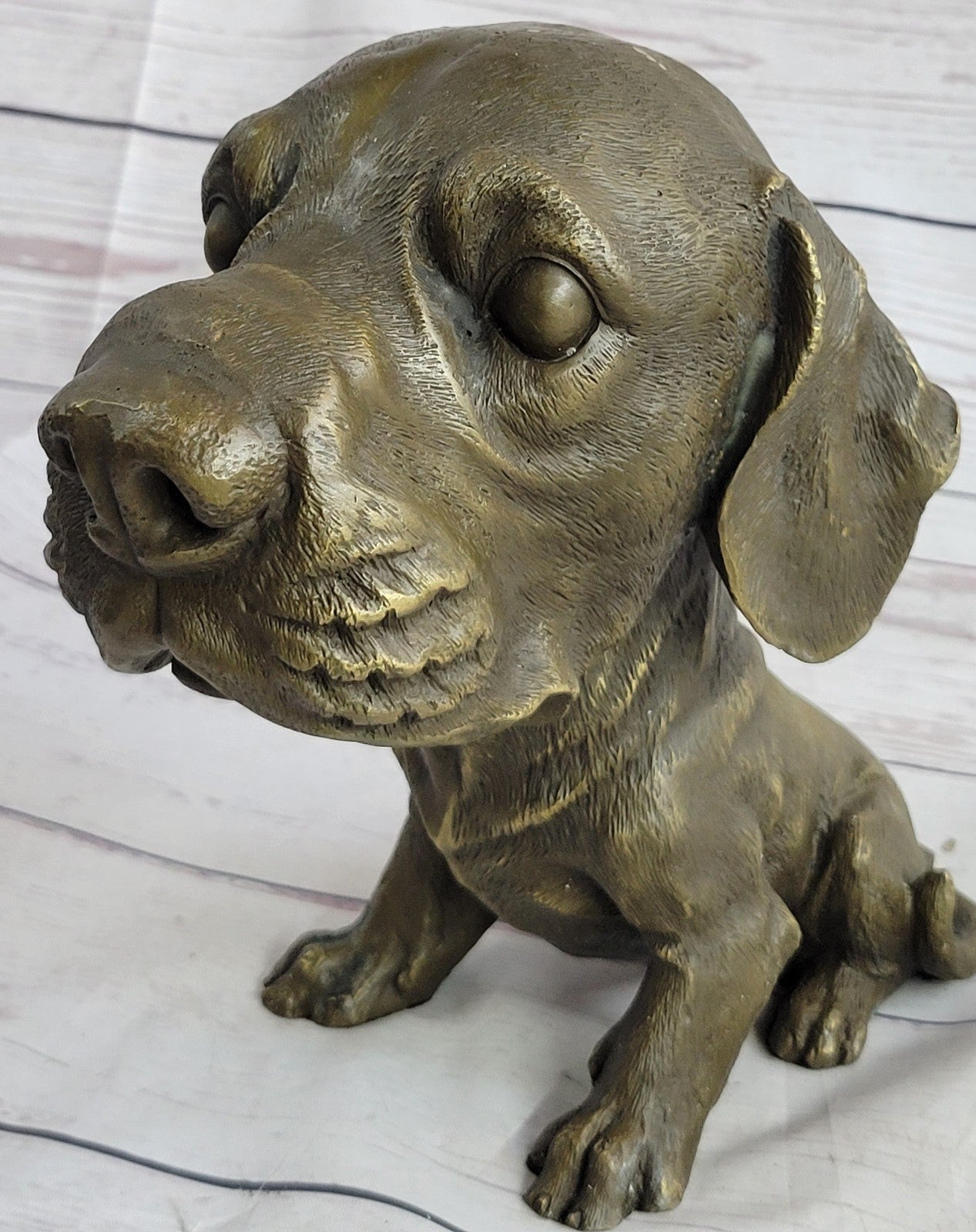 Labrador Dog Bookend Bronze Home  Statue Sculpture Breeder Kennel Figurin decore