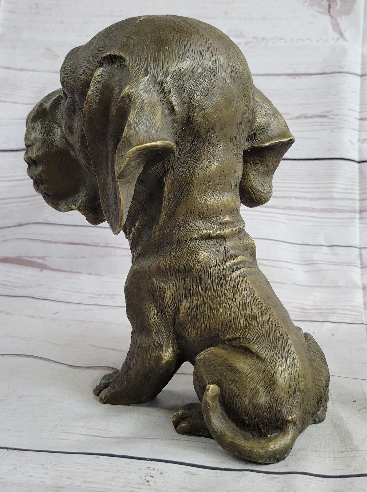 Labrador Dog Bookend Bronze Home  Statue Sculpture Breeder Kennel Figurin decore