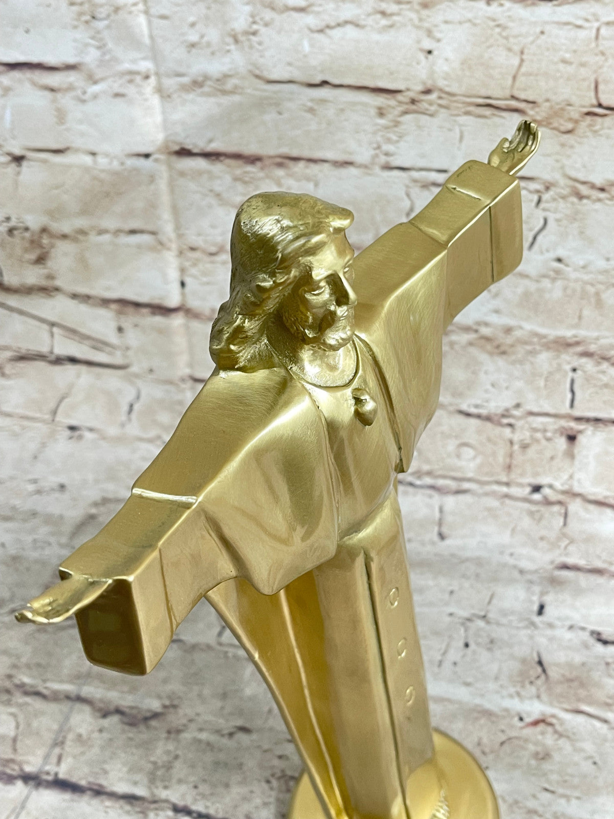 Jesus Opens His Hands Bronze Statue Hot Cast Handcrafted Figurine