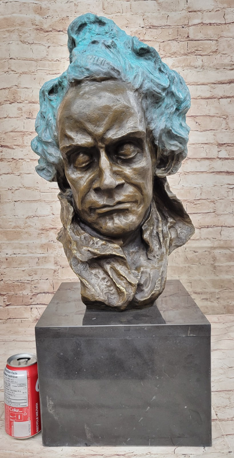 Beethoven Composer Genuine Bronze Sculpture Music Lover Art Figure Figurine