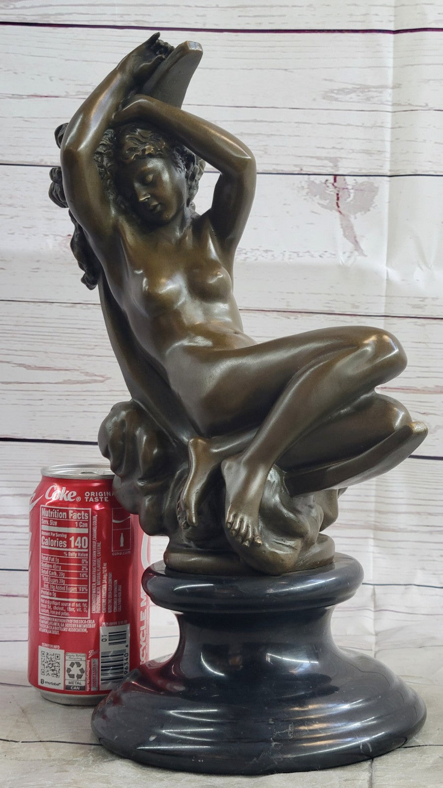 Bronze Sculpture Nude Naked Goddess Bronze Masterpiece Classic Artwork Gift