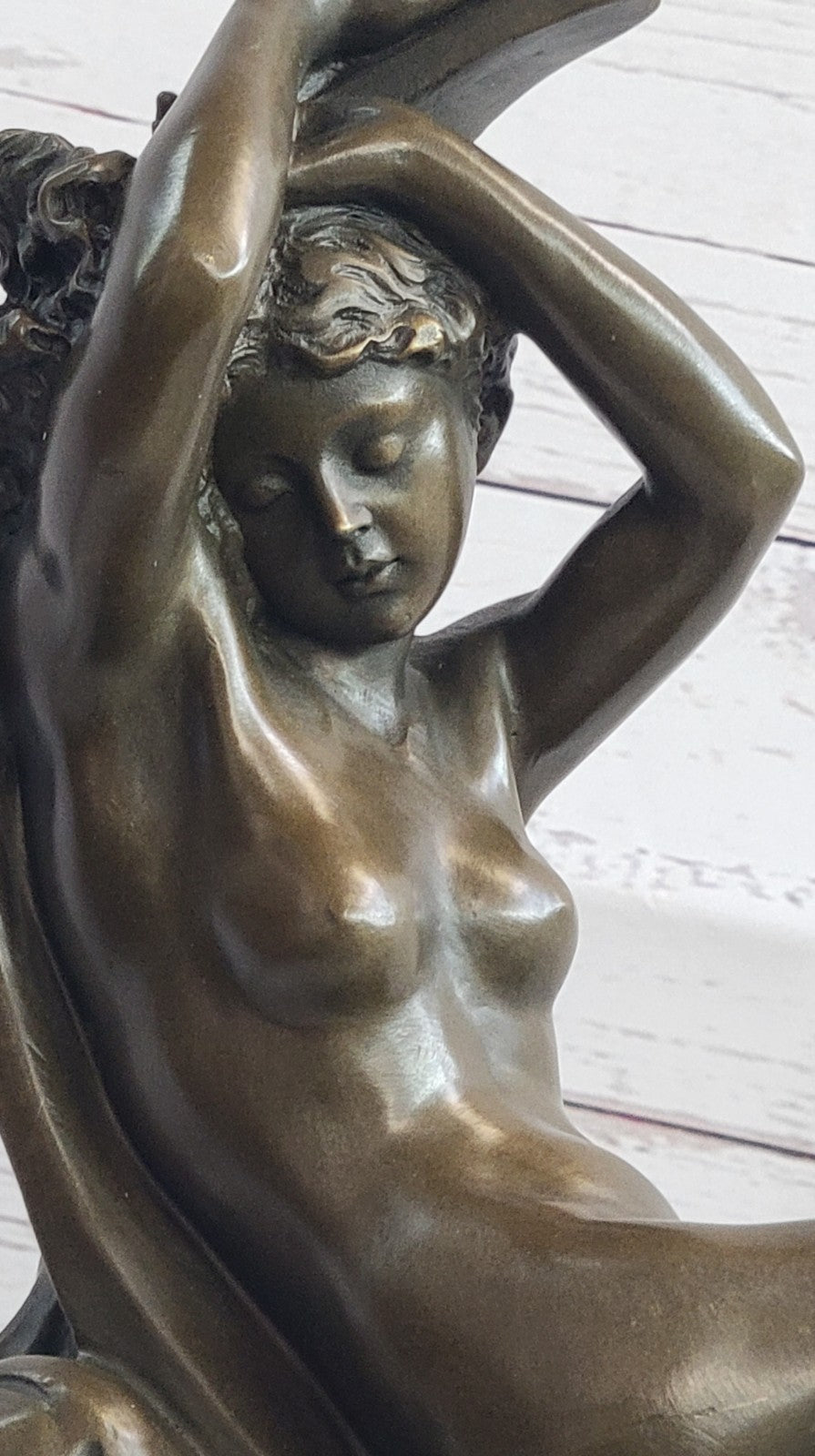 Bronze Sculpture Nude Naked Goddess Bronze Masterpiece Classic Artwork Gift