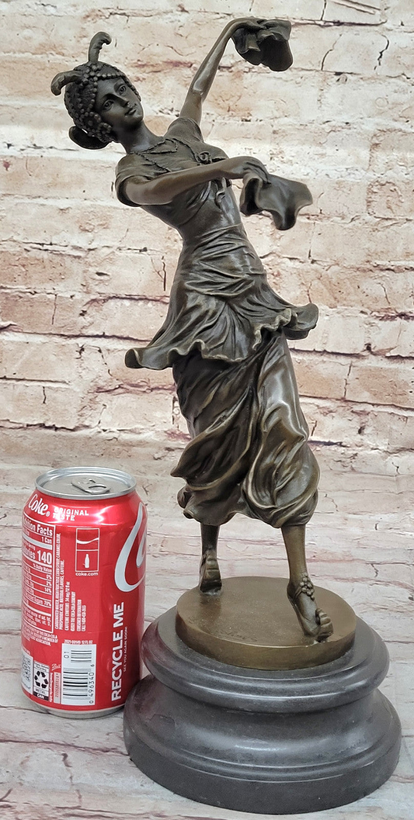 Fine Artwork Elegance: Turkish Dancer Bronze by CL. J R Colinet - Collector`s Piece