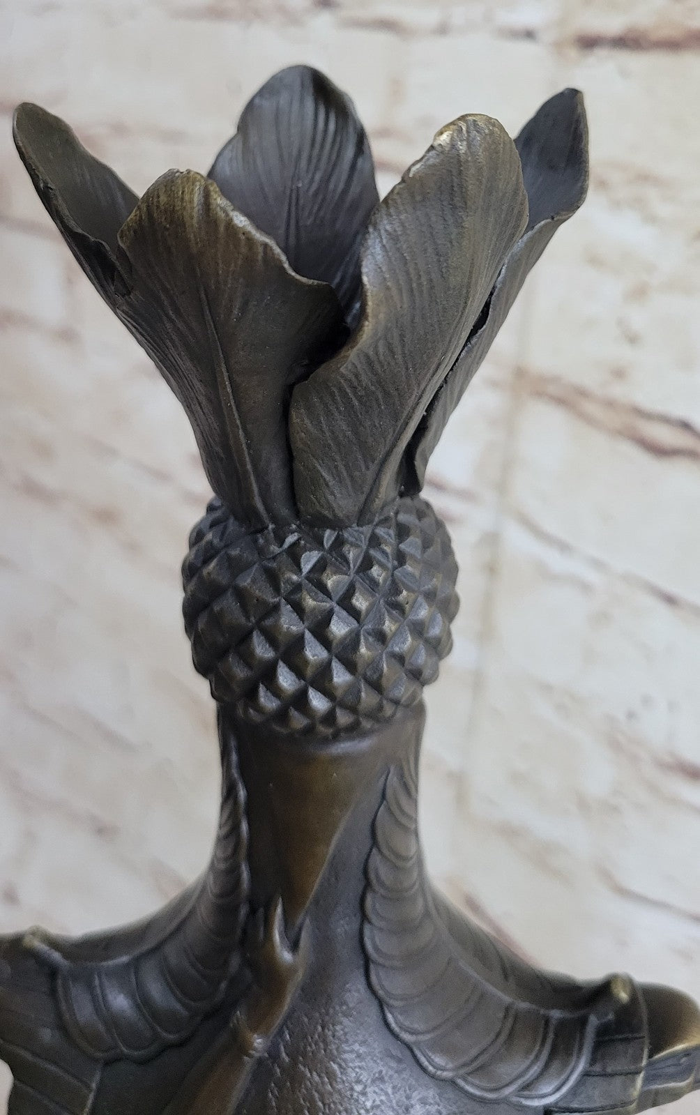 Bronze Sculpture Artwork Sexy Female Vase Museum Quality Figurine Lost Wax Gift