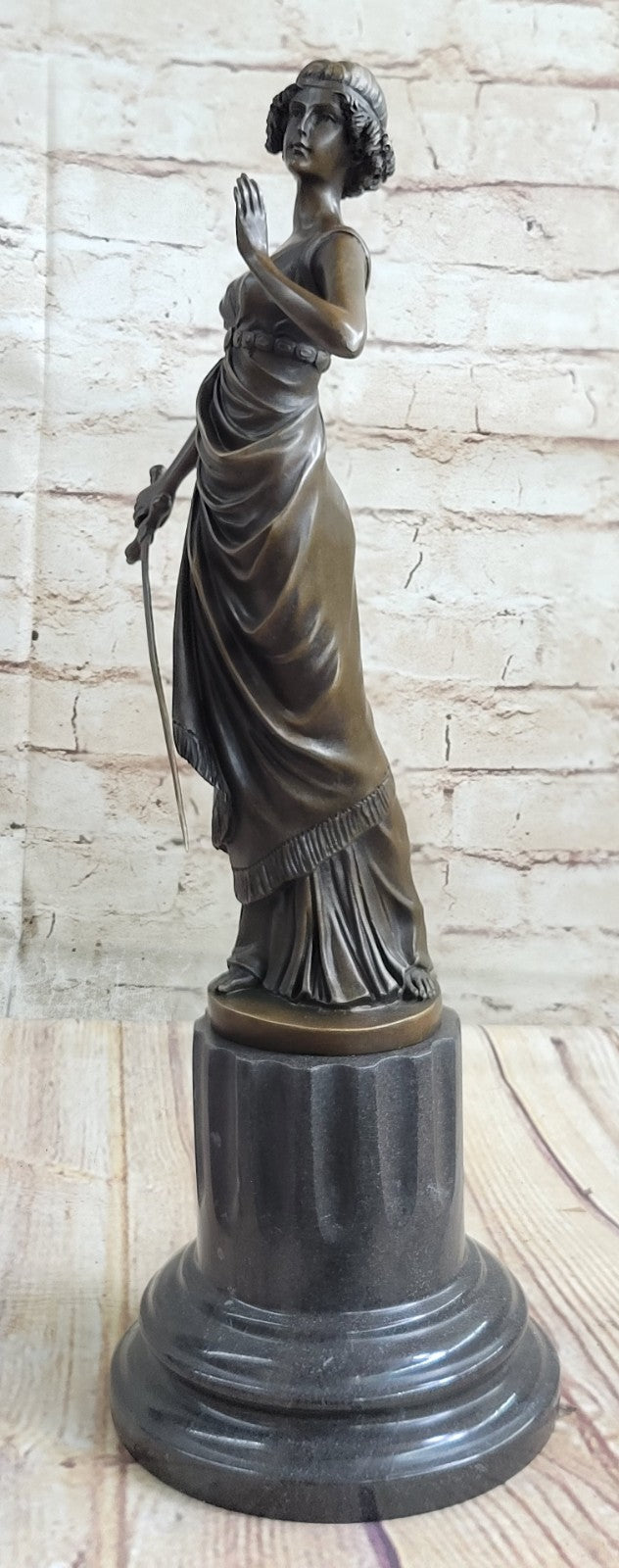 Bronze Sculpture **DEAL** Athena Goddess Peace Wisdom Hero Statue Hot Cast Decor