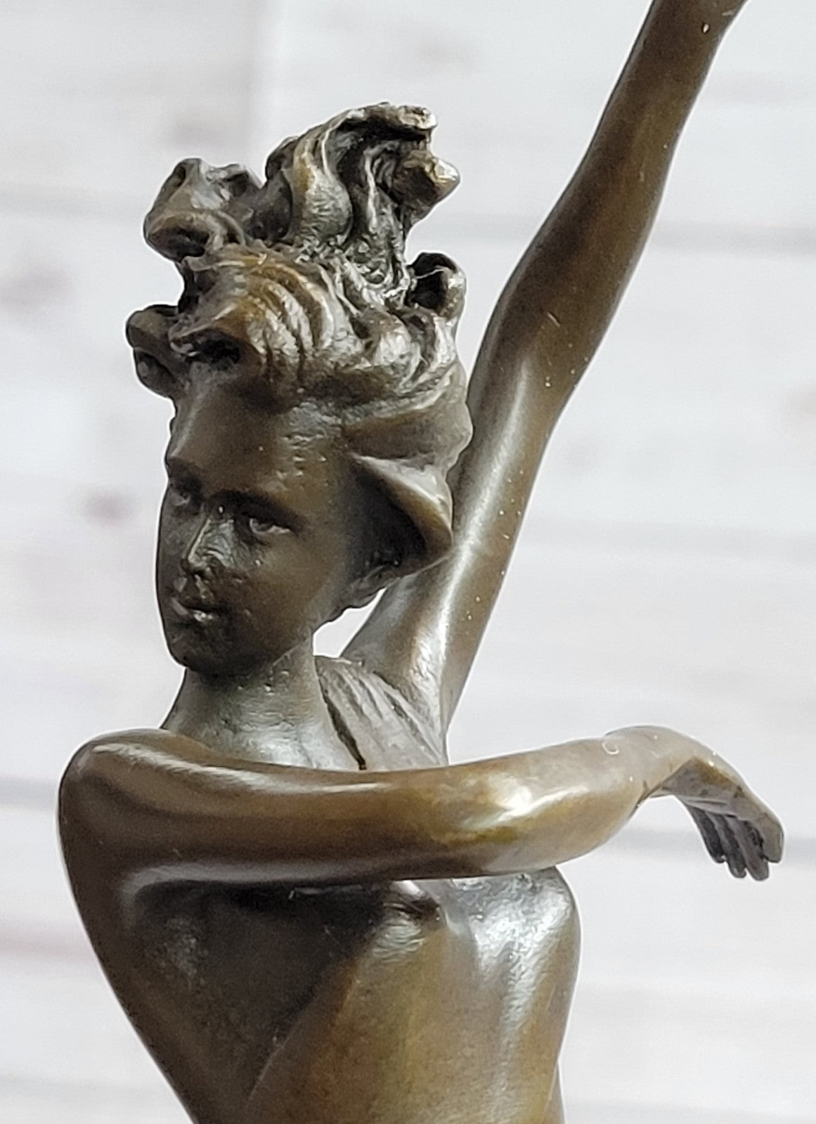 Vienna Bronze Confident Semi Female Bronze Masterpiece Bookend Book End Gift