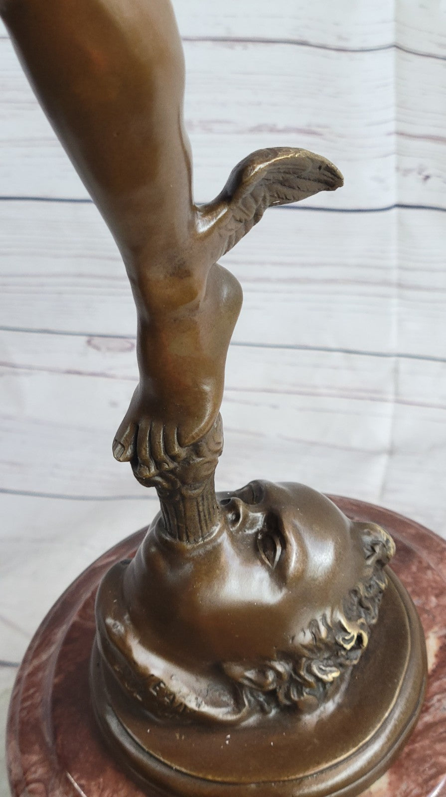 Extra Large Hot Cast Bronze Sculpture: Hermes Flying Mercury by Milo - Signed Original Artwork