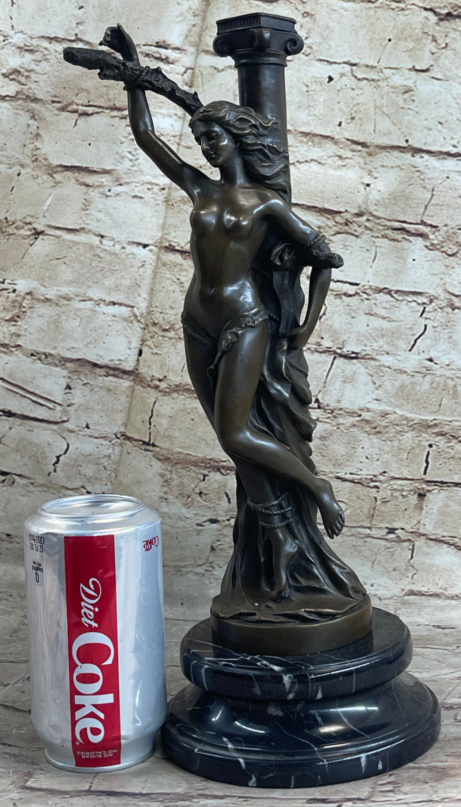 Signed Original Nude Sexy Girl changed Bronze Sculpture Hot Cast Figure Sale Art