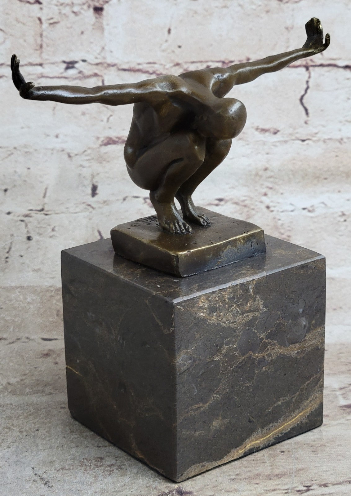 Milo`s Striking Bronze Sculpture: The Athlete, a Testament to Male Athleticism