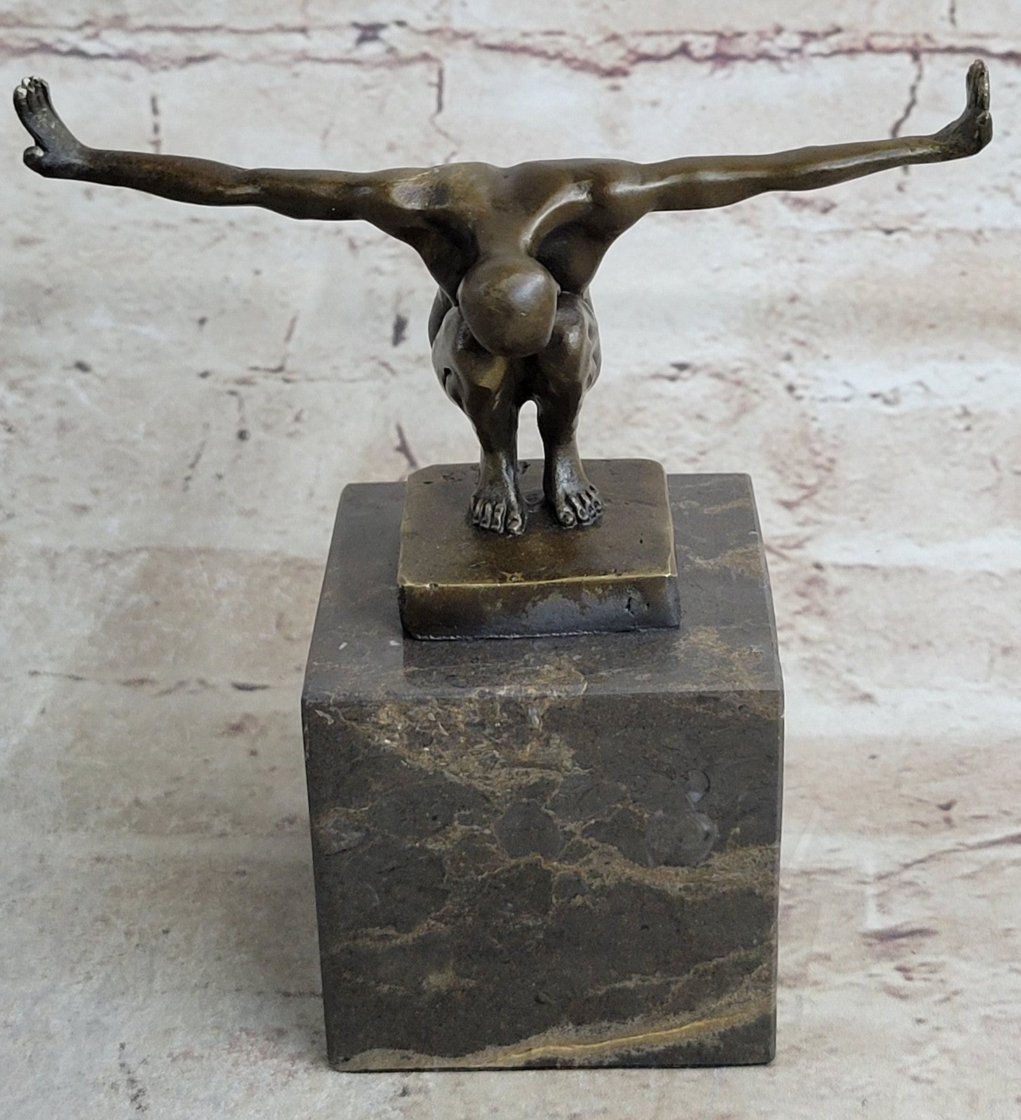 Milo`s Striking Bronze Sculpture: The Athlete, a Testament to Male Athleticism