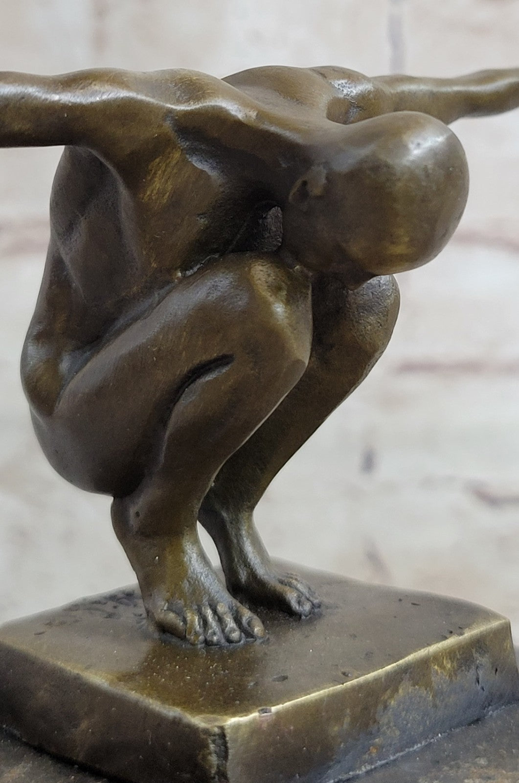 Milo`s Striking Bronze Sculpture: The Athlete, a Testament to Male Athleticism