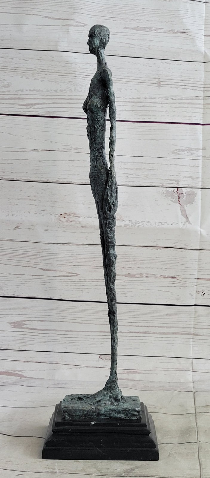 Walking Stick  Abstract Modern Art Extra Large Genuine Bronze Museum Artwork