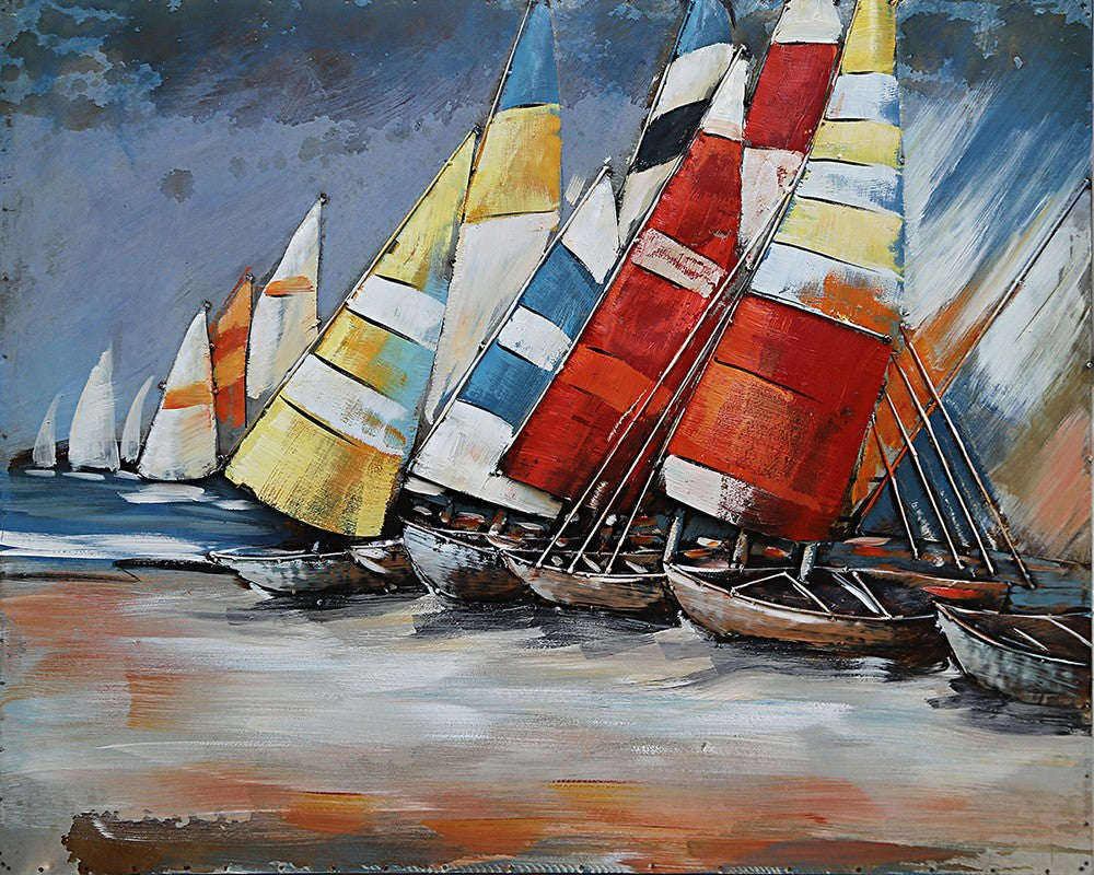 Sailing In San Diego Bay Museum Quality Fine Art Detailed Artwork Painting Sale