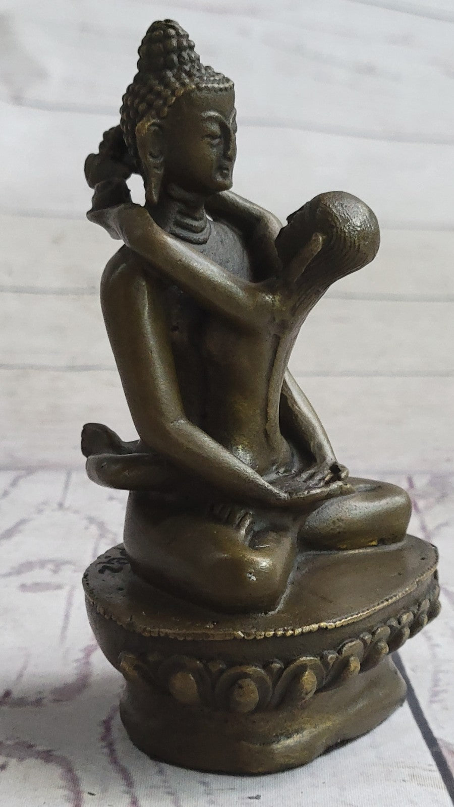 Hevajra Mandkesvara Nude Budda Yab-Yum Statue Rare Vintage Artwork