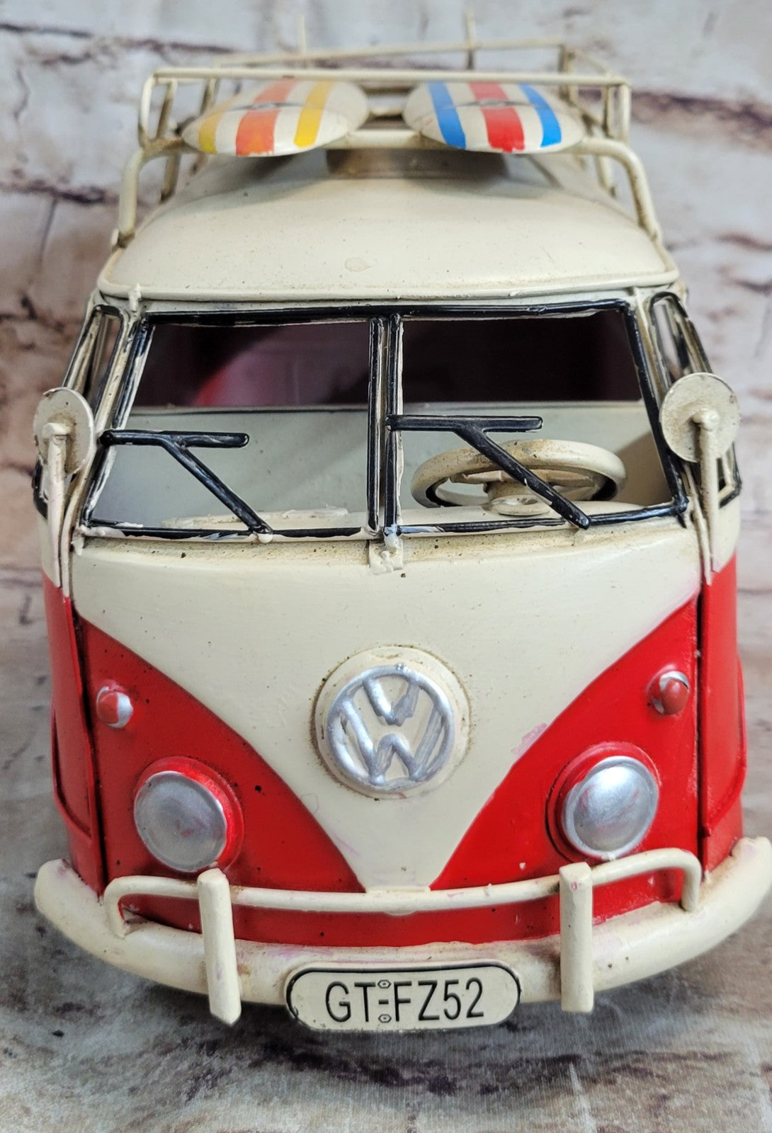 Volkswagen bus metal store toy