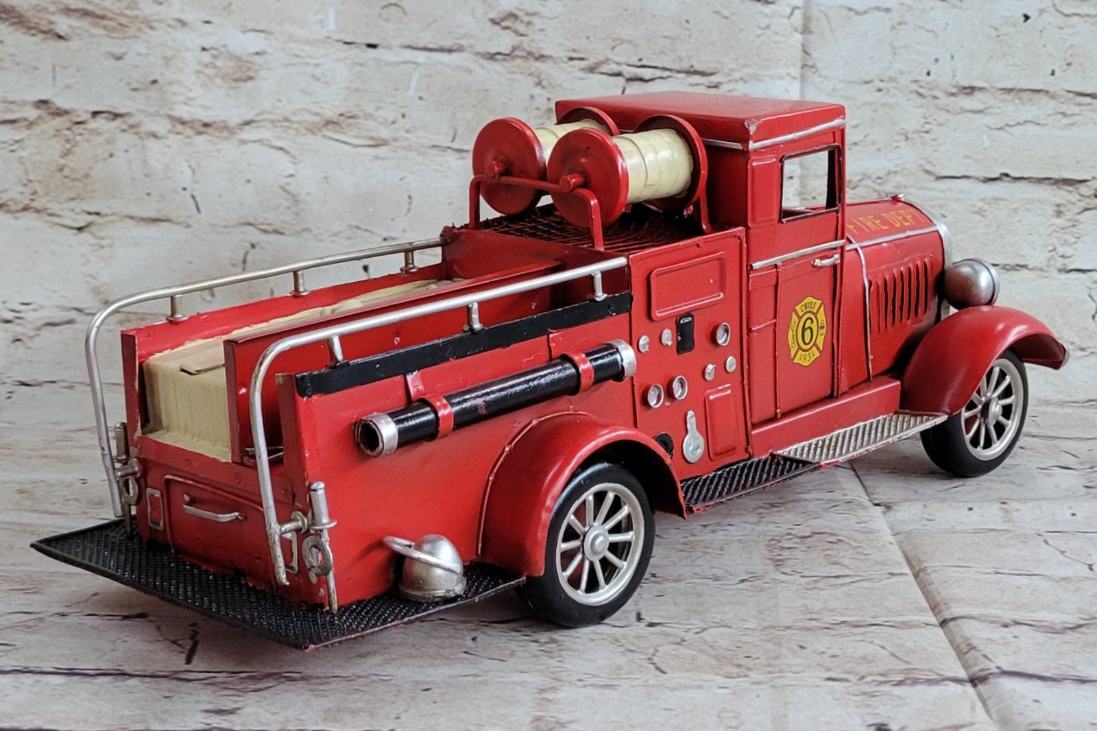 FIRE DEPARTMENT SO PRAIRIE Pumper FIRE TRUCK F.D.N.Y. HANDCRAFTED DETA