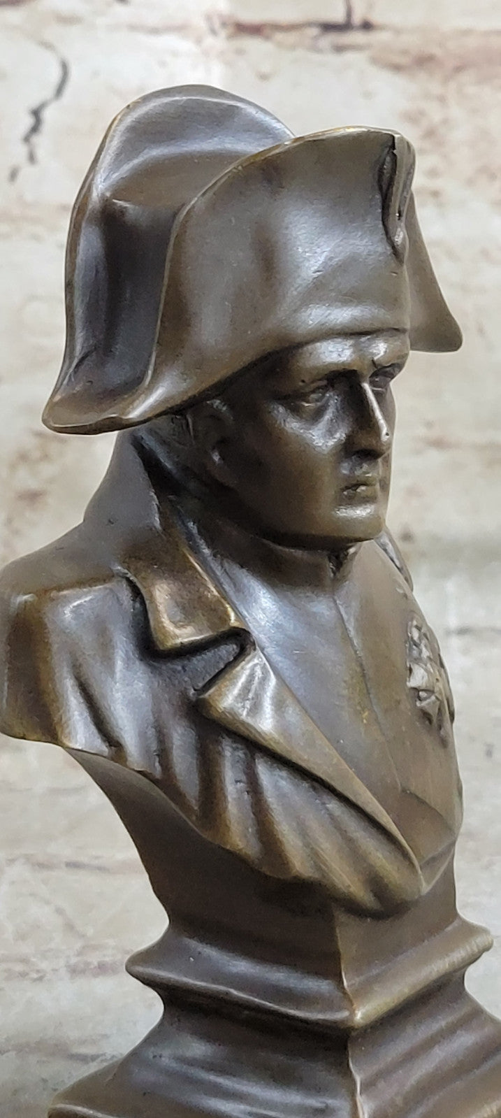 Great french bust of young napoleon Bonaparte  ormolu bronze sculpture figurine