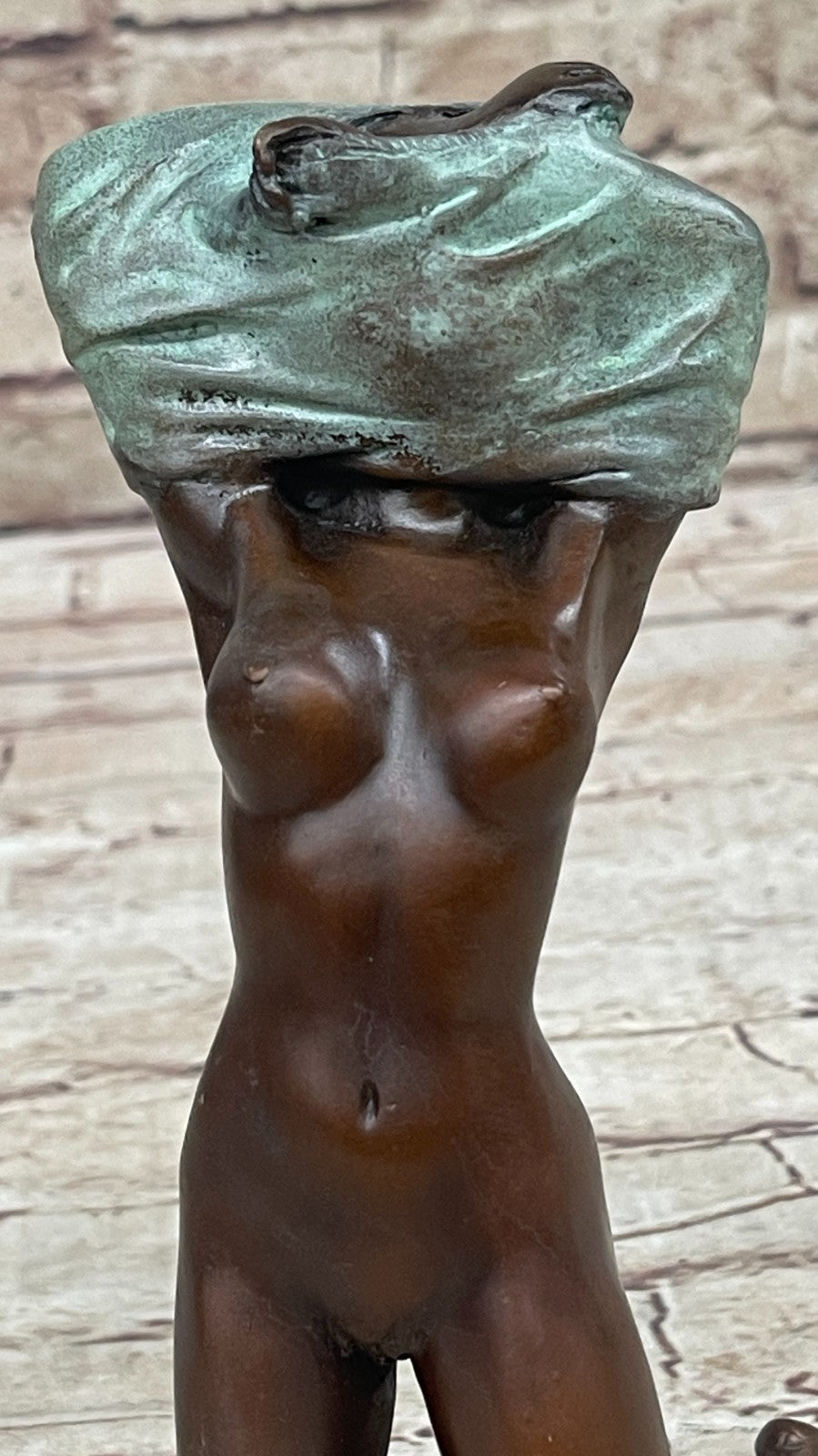 Original Milo Sexy Nude Shy Girl Bronze Figurine Hot Cast Sculpture Erotic Art