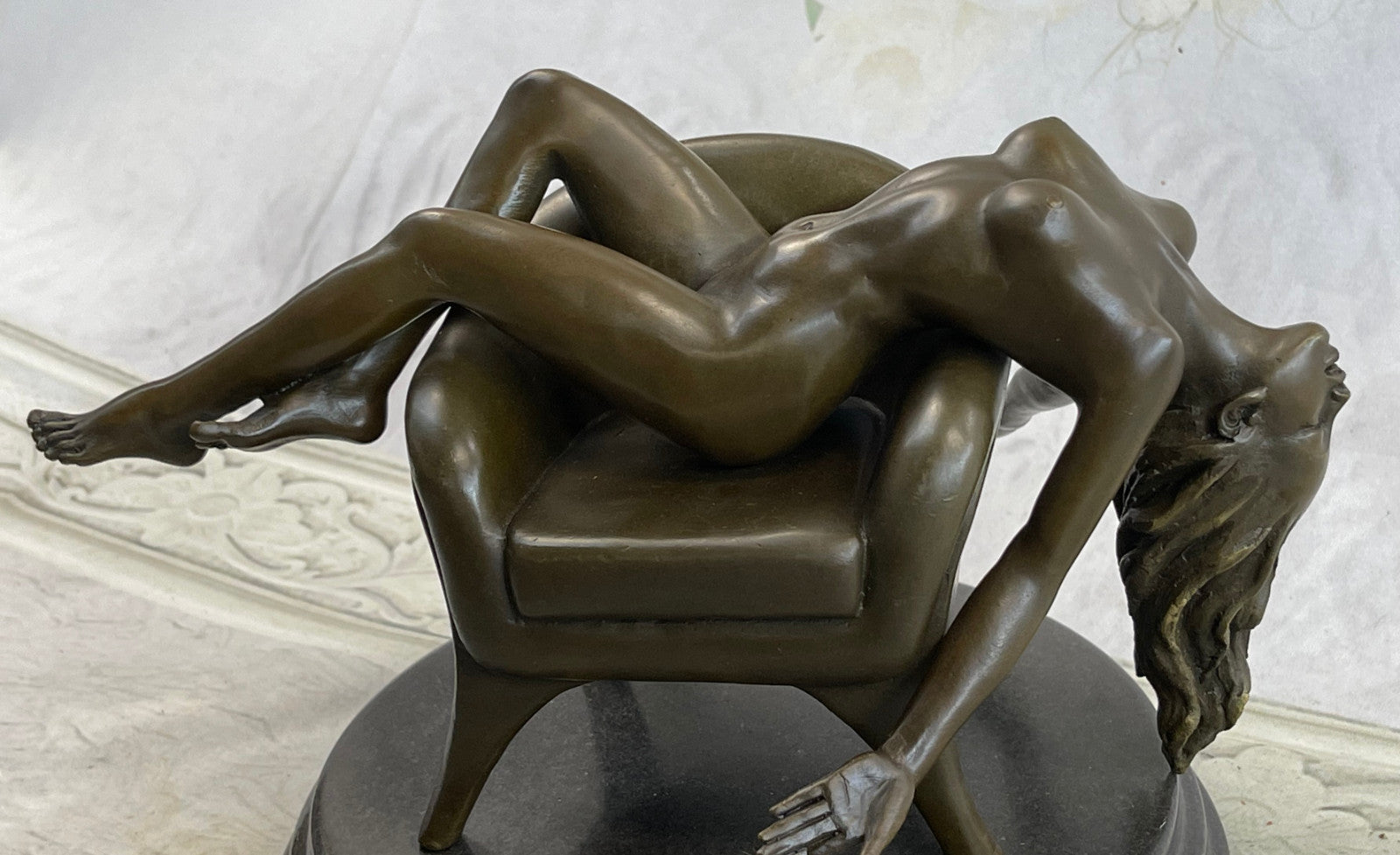 Bronze Sculpture Nude Naked Woman Museum Quality Artwork Figurine Sale Decor Art