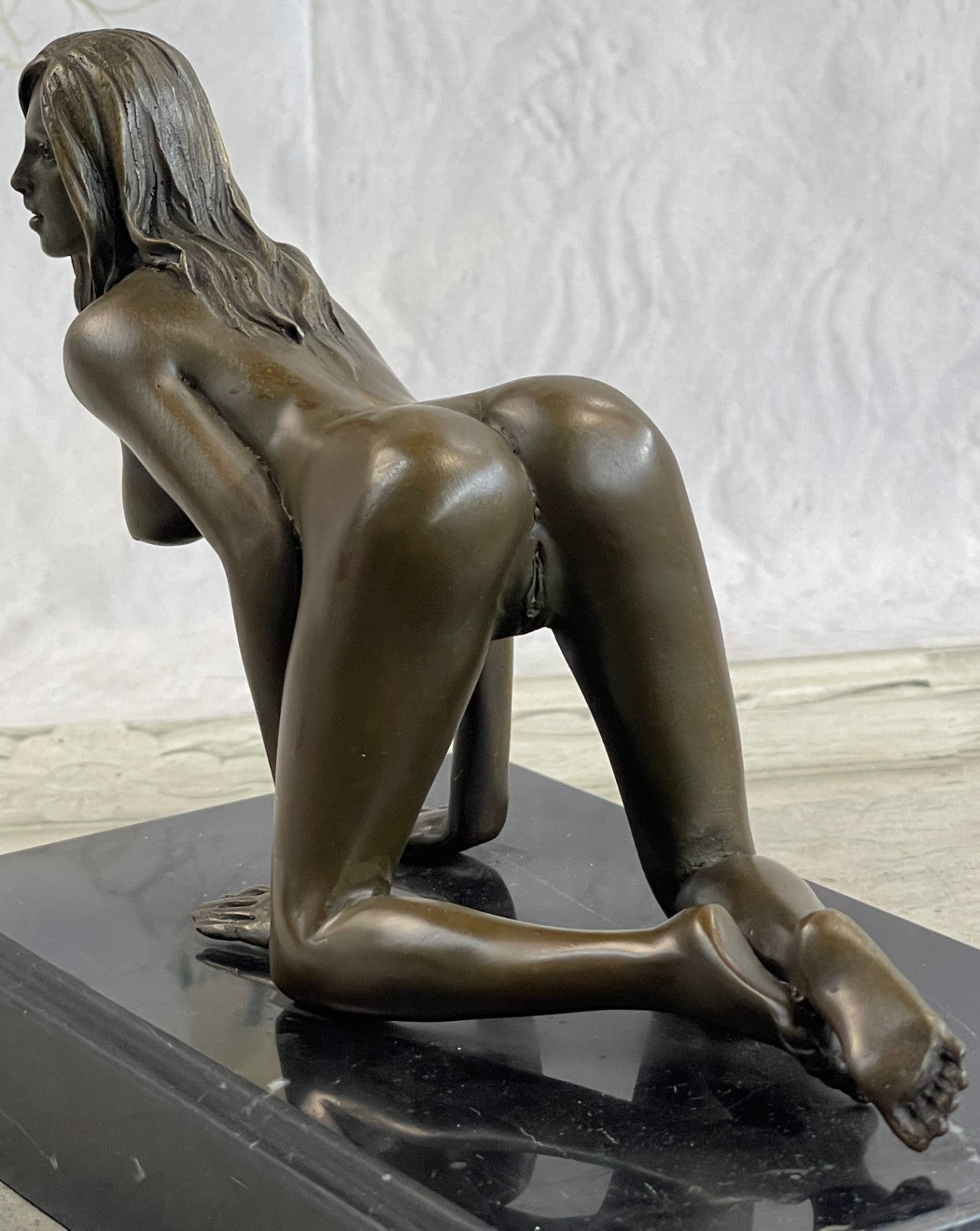 Abstract Modern Art Highly Erotic Conversation starter Sexual Nude Bronze Statue