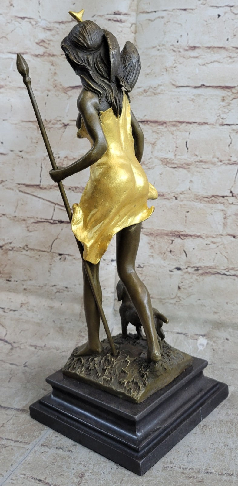 Collectible Hot Cast Amazing Diana The Huntress Bronze Sculpture by Vitaleh Sale