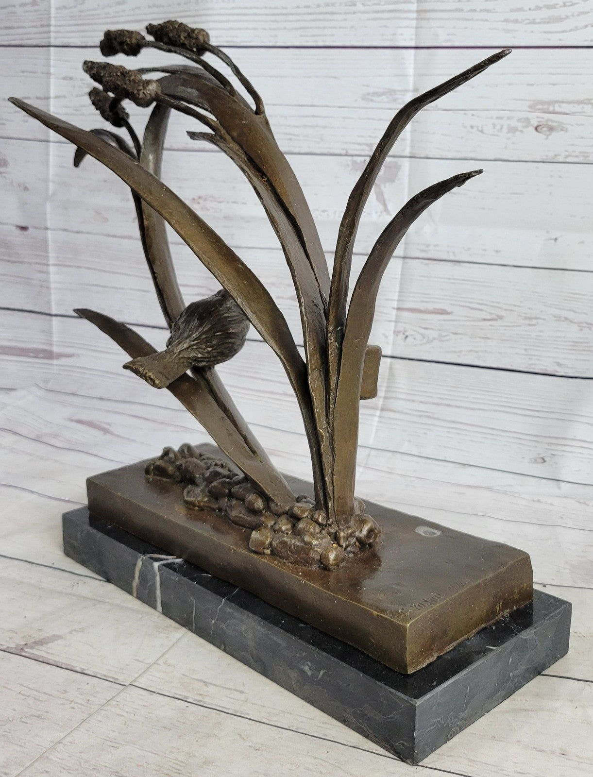 Handcrafted Detailed Bird Dove Home Office Bronze Decoration LTD Edition Statue