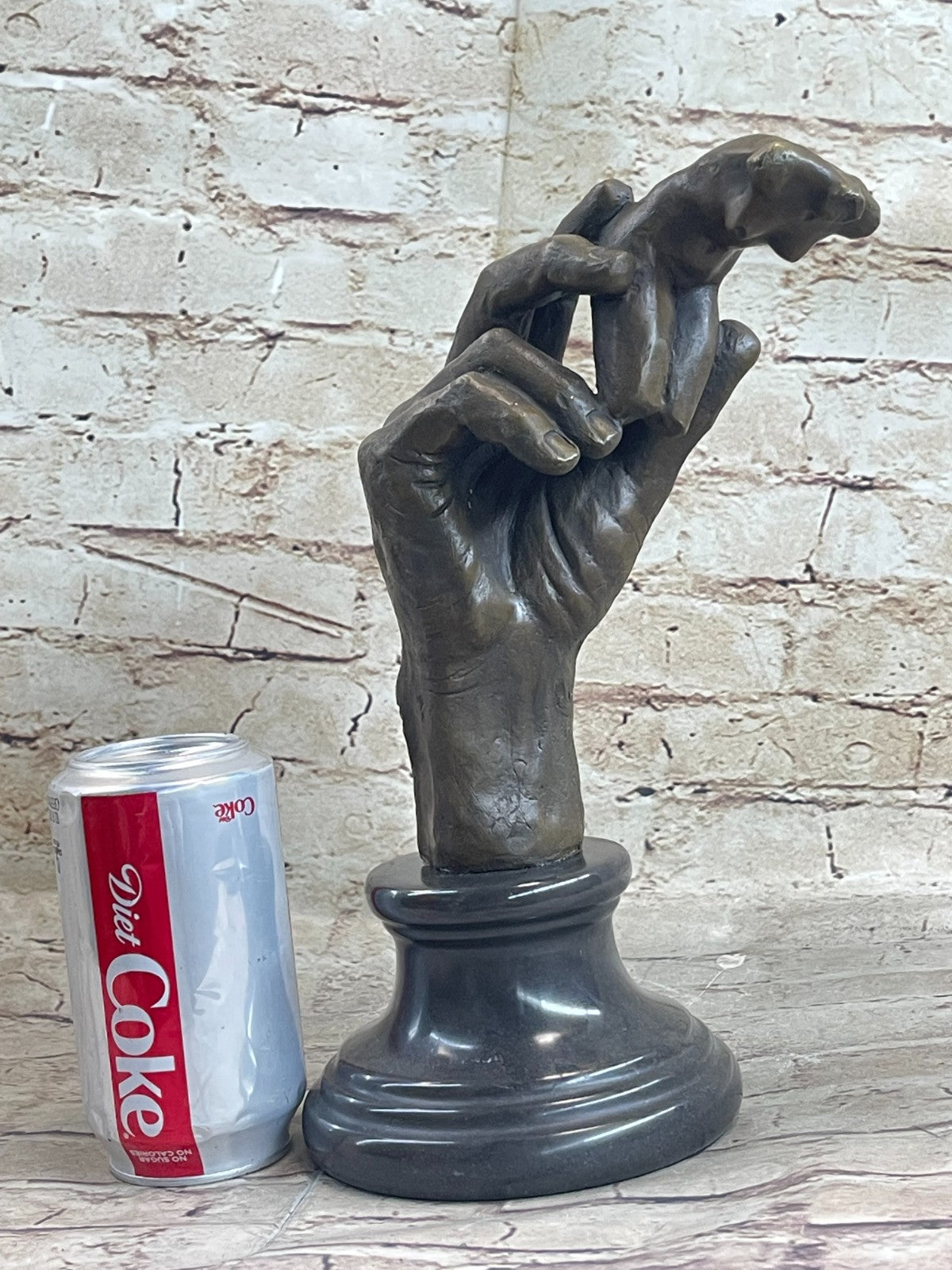 The Hand of Rodin Bronze Hot Cast Sculpture Figurine Figure Statue Hot Cast Sale