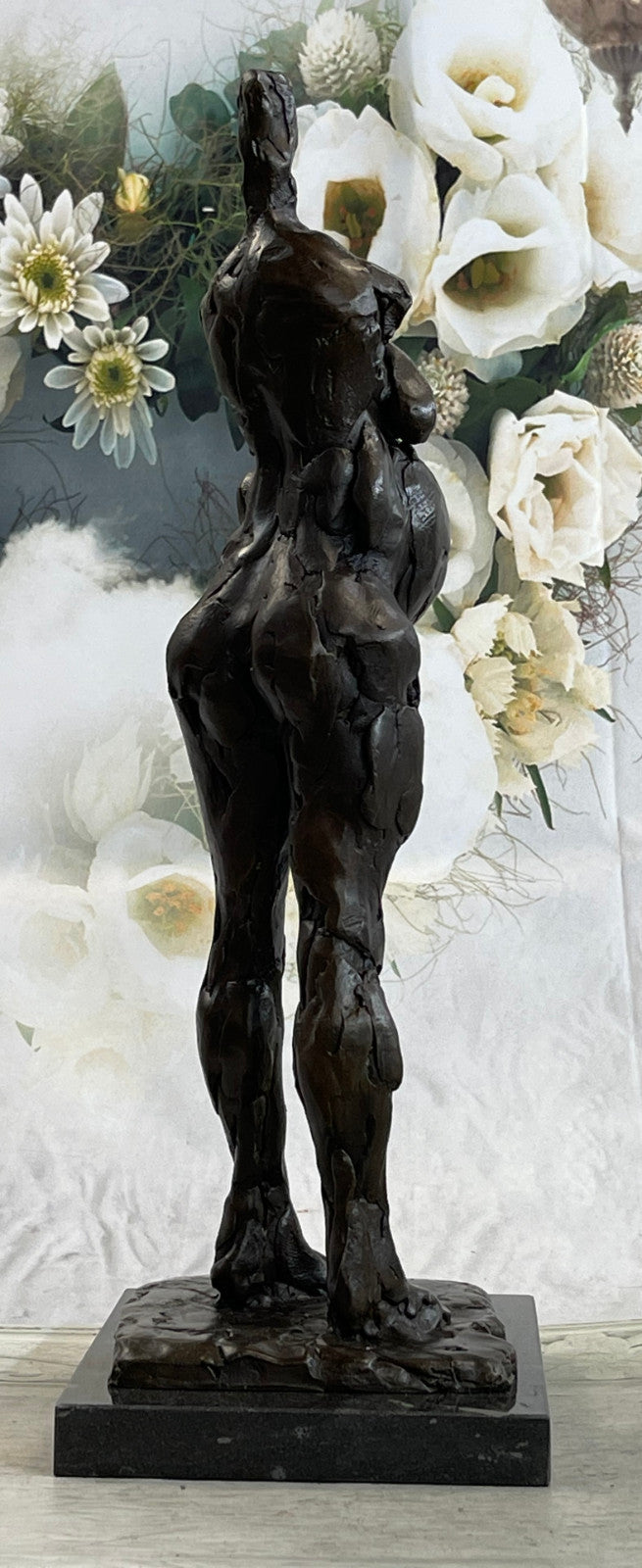 STATUE EN BRONZE FEMME DOUBLE PATINES SIGNE SALVADOR DALI AIRAINDOR