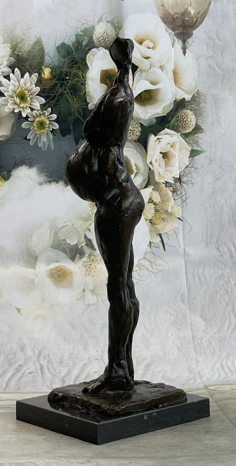 STATUE EN BRONZE FEMME DOUBLE PATINES SIGNE SALVADOR DALI AIRAINDOR