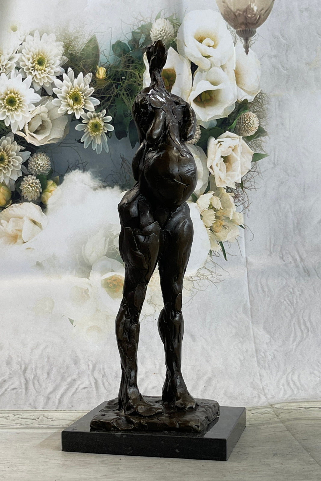 STATUE EN BRONZE FEMME DOUBLE PATINES SIGNE SALVADOR DALI AIRAINDOR