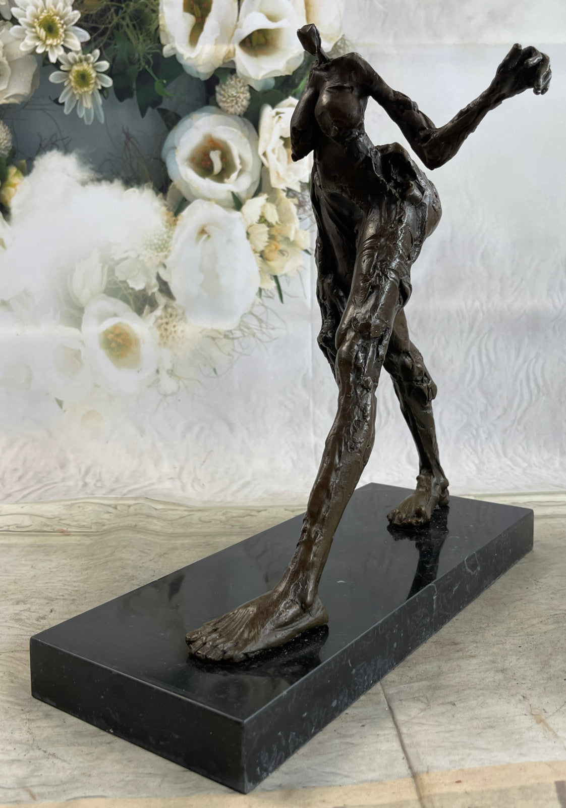 Bronze Sculpture Classic LTD Edition Girl Woman Female Marble Base Figurine