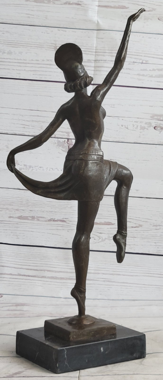 Nude Women Ballerina Dancer Deco Art Large Handcrafted Bronze Sculpture Sale ART