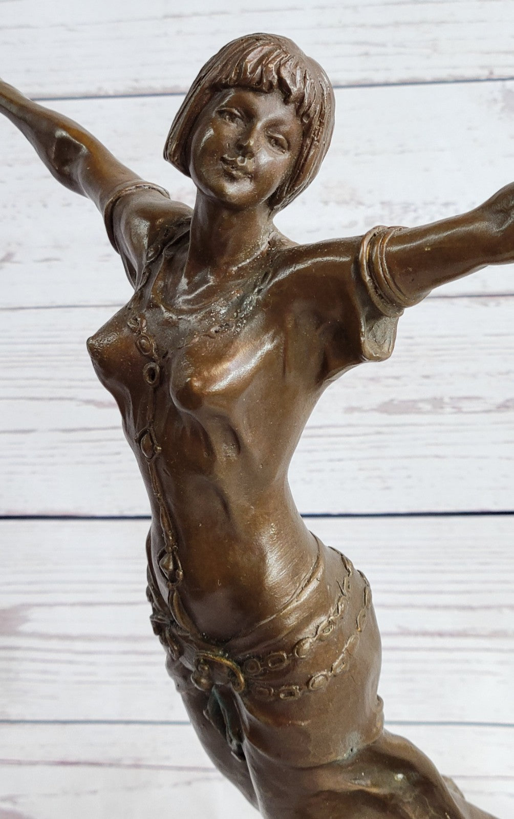 Handcrafted bronze sculpture SALE Patoue Jean Artesian French Original Signed