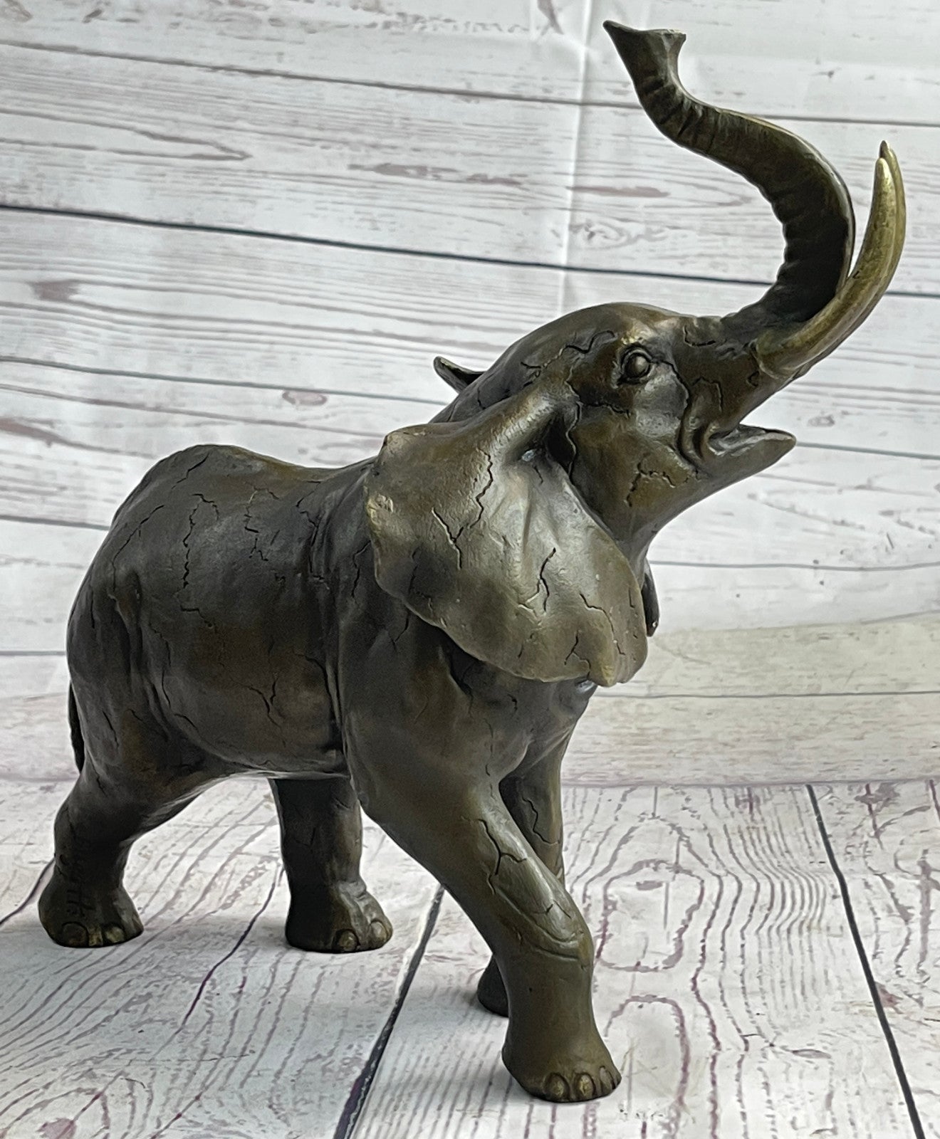 Massive Art Deco Wildlife elephant by Bugatti Bronze Hot Cast Statue Sculpture