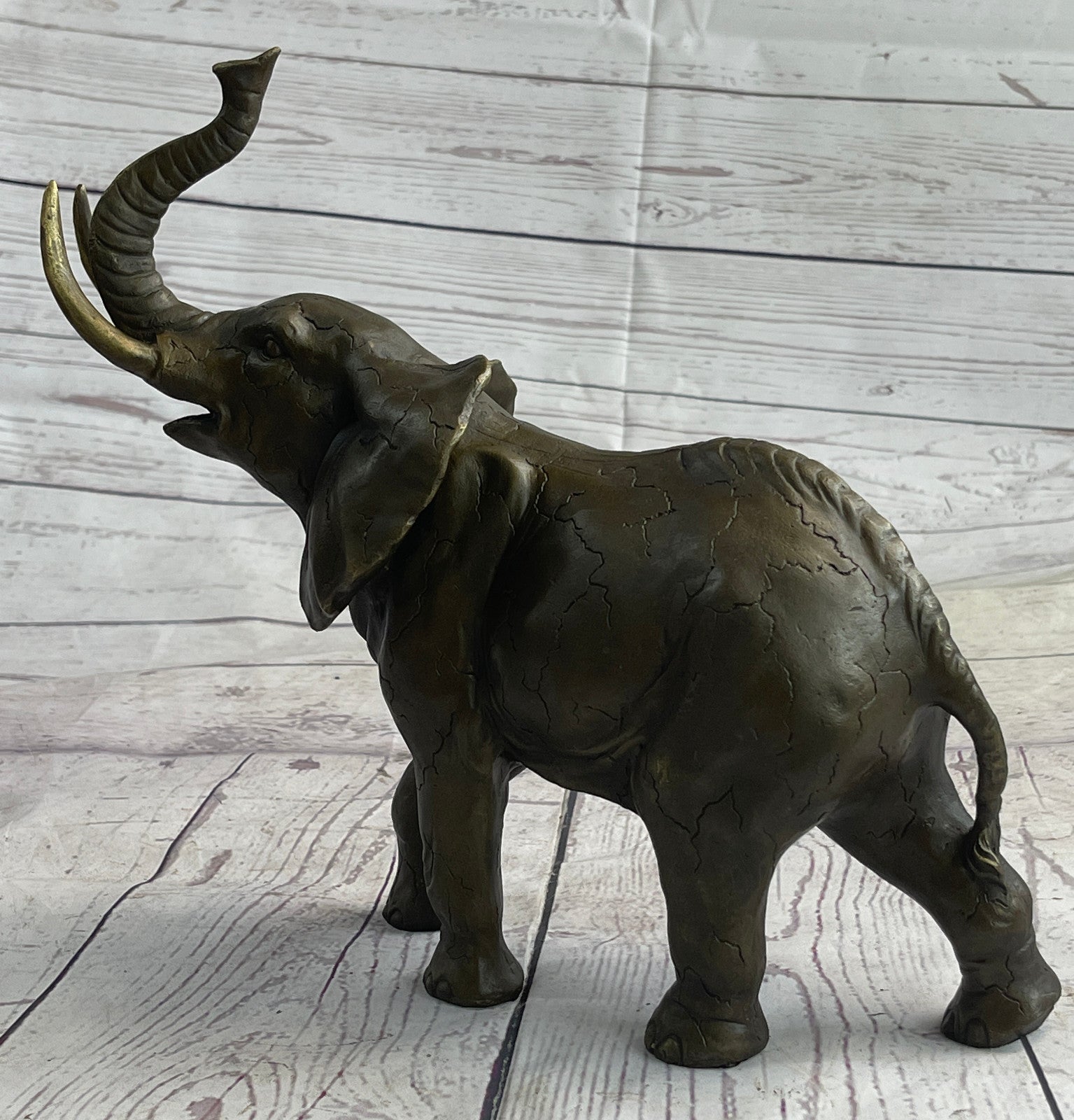 Massive Art Deco Wildlife elephant by Bugatti Bronze Hot Cast Statue Sculpture