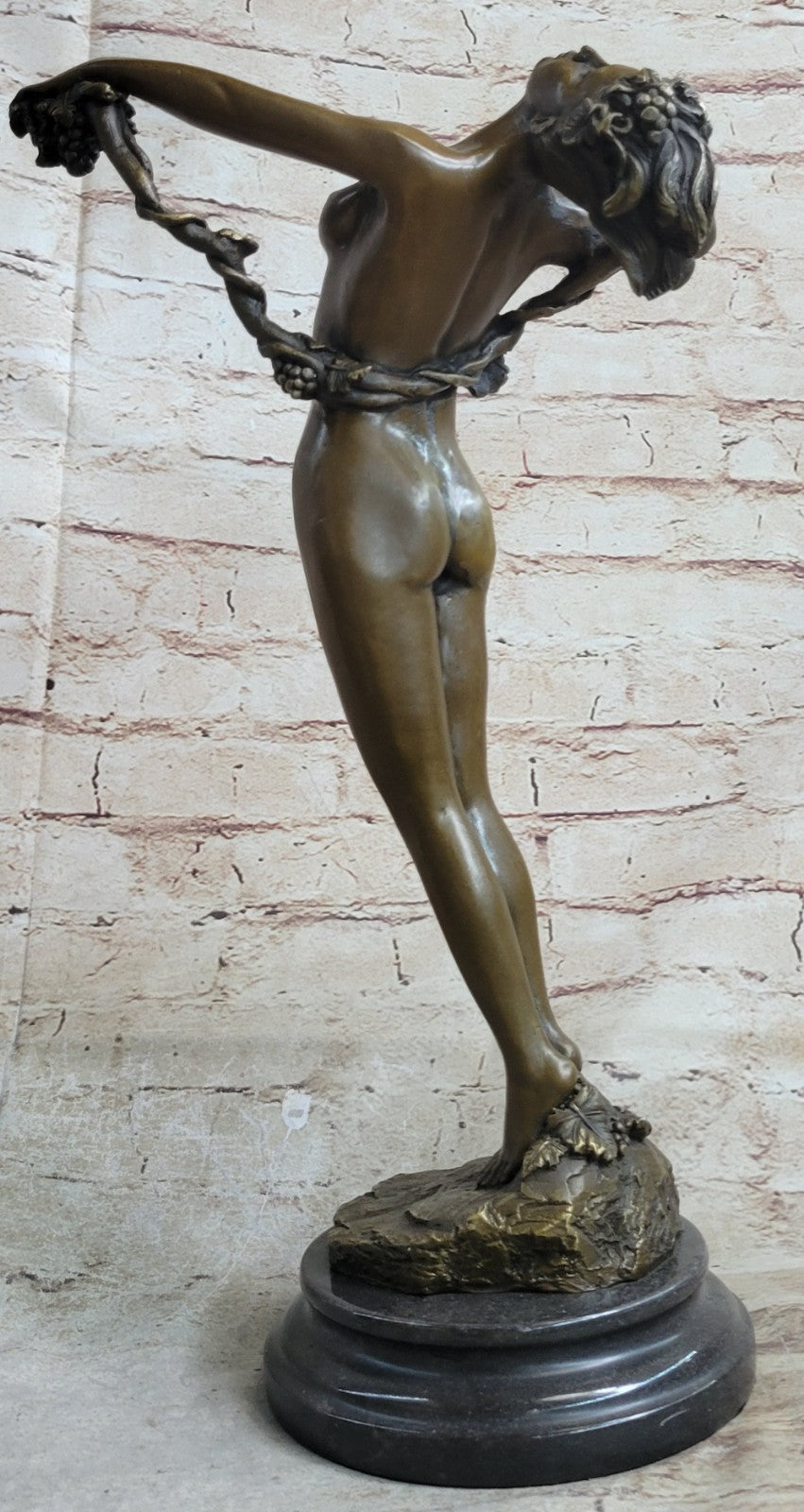 Handcrafted bronze sculpture Stretching Beauty Nude Decor Figure Decore SALE