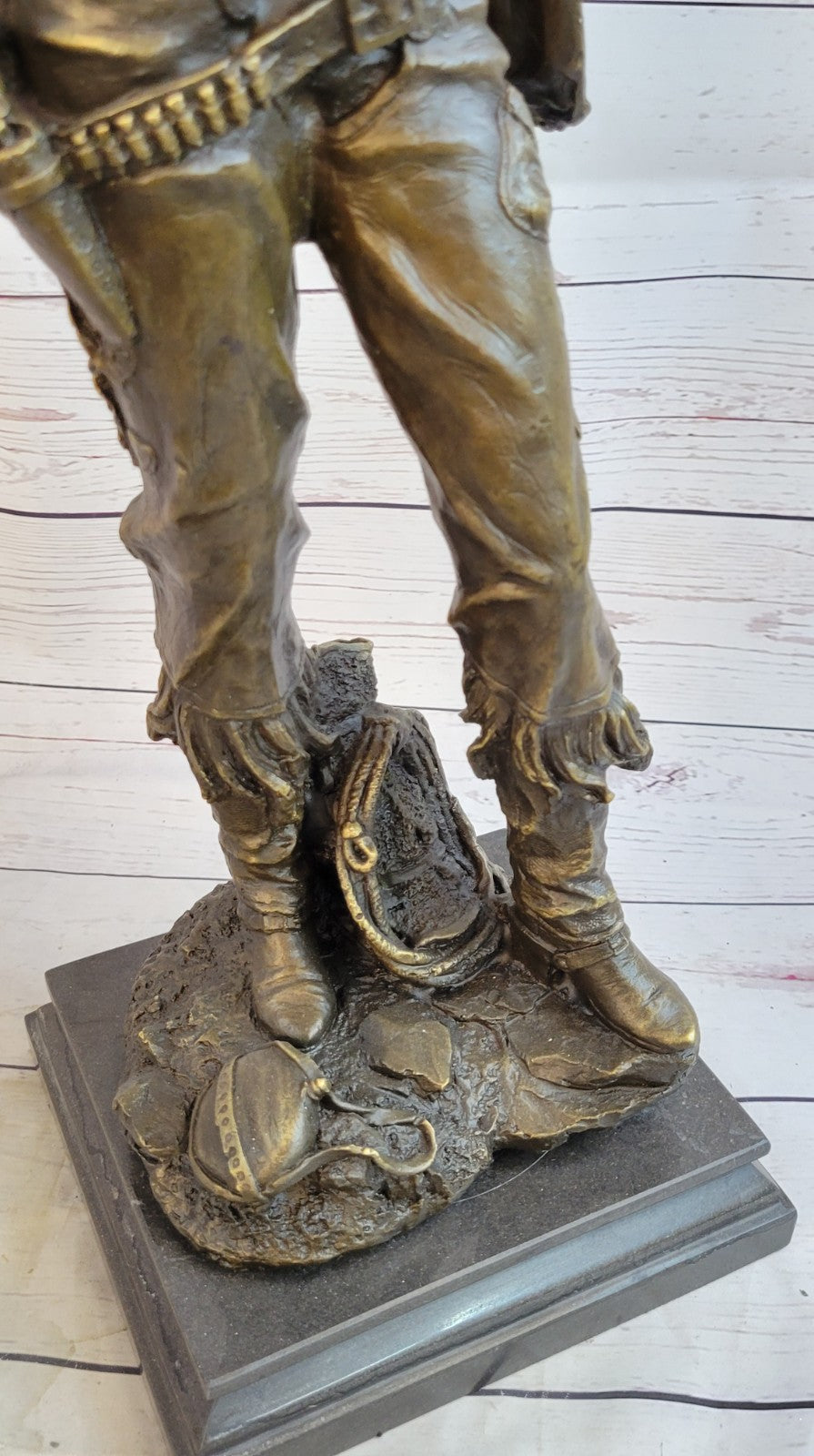 Bronze Hand Made Signed Original Rare Mid century American Americana Statue Sale