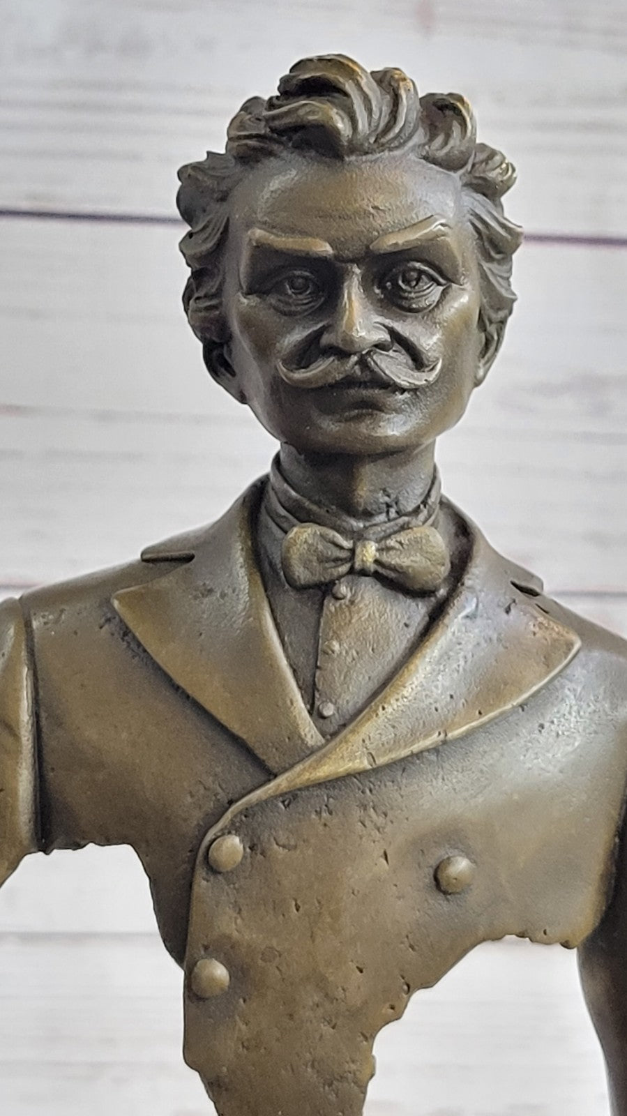 Johann Strauss II, Hot Cast 100% Genuine Bronze Hand Made by Lost Wax Method