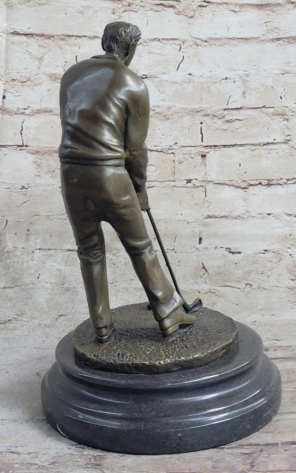 Perfect Swing Golf Golfing Golfer Sport Bronze Sculpture Figurine Statue Art Sal