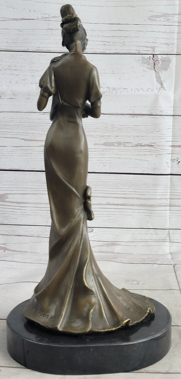 Bronze Sculpture Art Deco Modern Nouveau Nude Mother Woman Madonna Baby Child