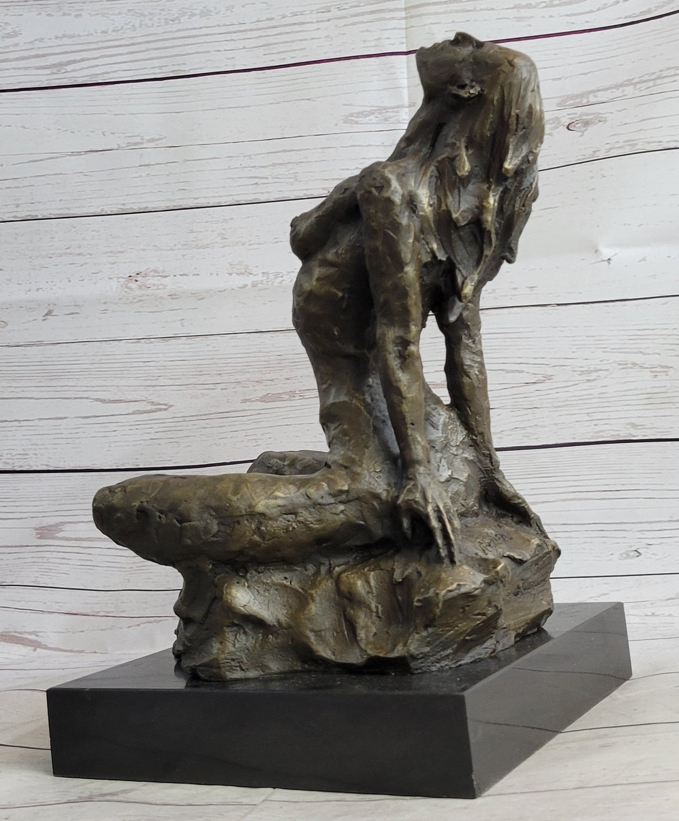 Handcrafted bronze sculpture SALE Abstract Vitaleh Aldo Original Signed Large