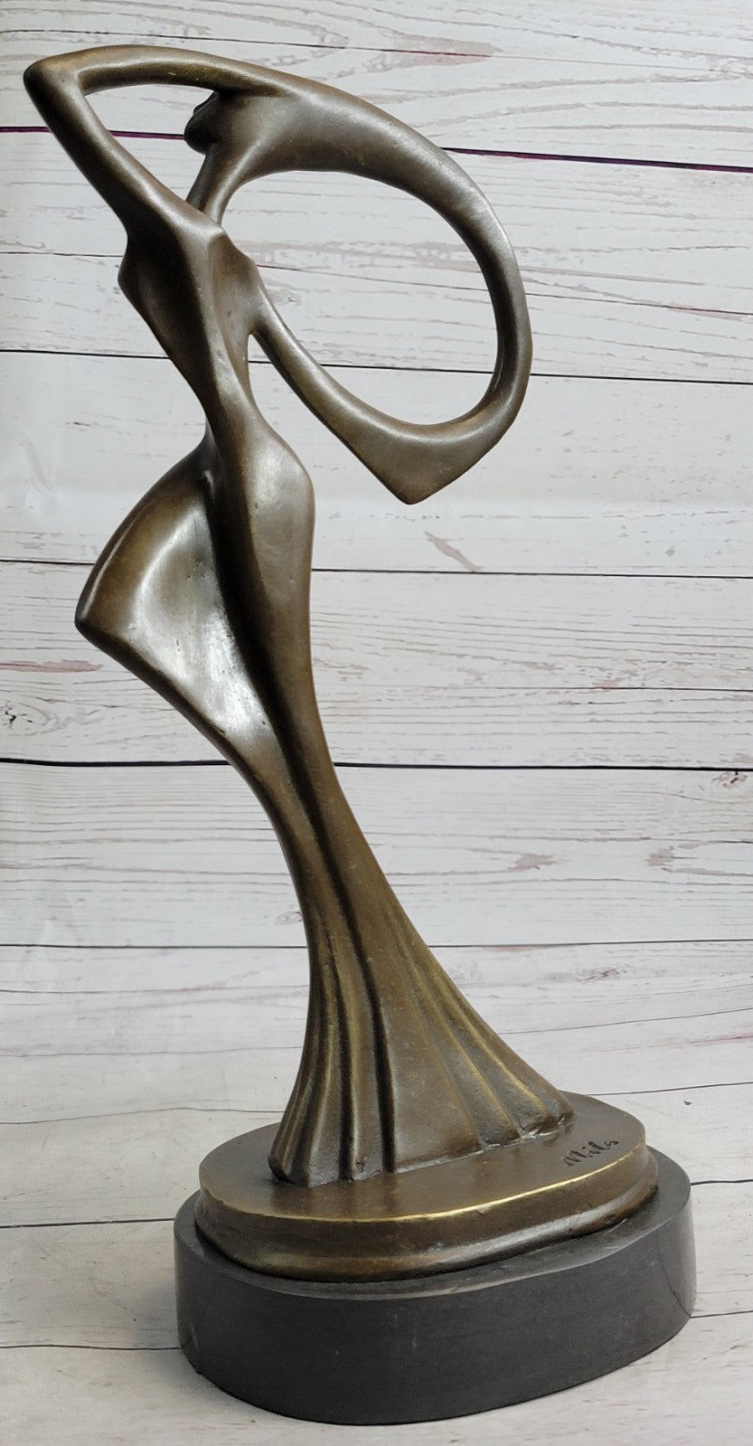 Abstract Modern Art Original Milo Female Lady Girl Bronze Sculpture Figurine